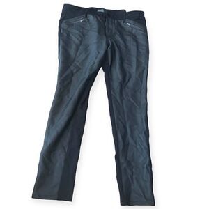 Vintage MOSSIMO Y2k faux leather zip knit pants